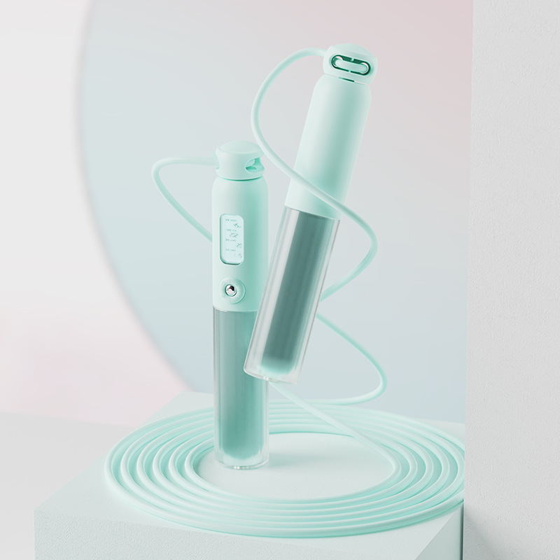 Cordless jump rope fitness sports electronic counting weighted ball professional fat burning cord cord girls special wireless rope