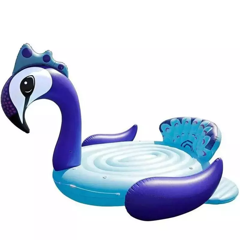 Custom large blue or pink Blird inflatable flamingo summer pool floating row Featured Image