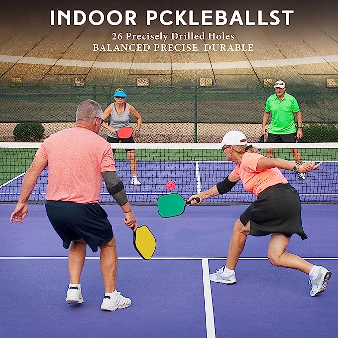 24 Piece Plastic Baseball Practice Ball 26 Hole EVA Baseball and Softball Flight Hollow