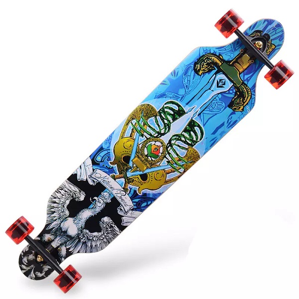 Fast Shipping Road Skating Adult Four-wheel Maple Skateboard Trucks Street Travel Boys Girl Long Board Skateboard