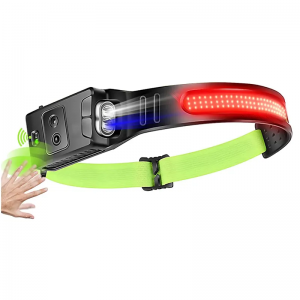 Adjust headlamps with motion sensor