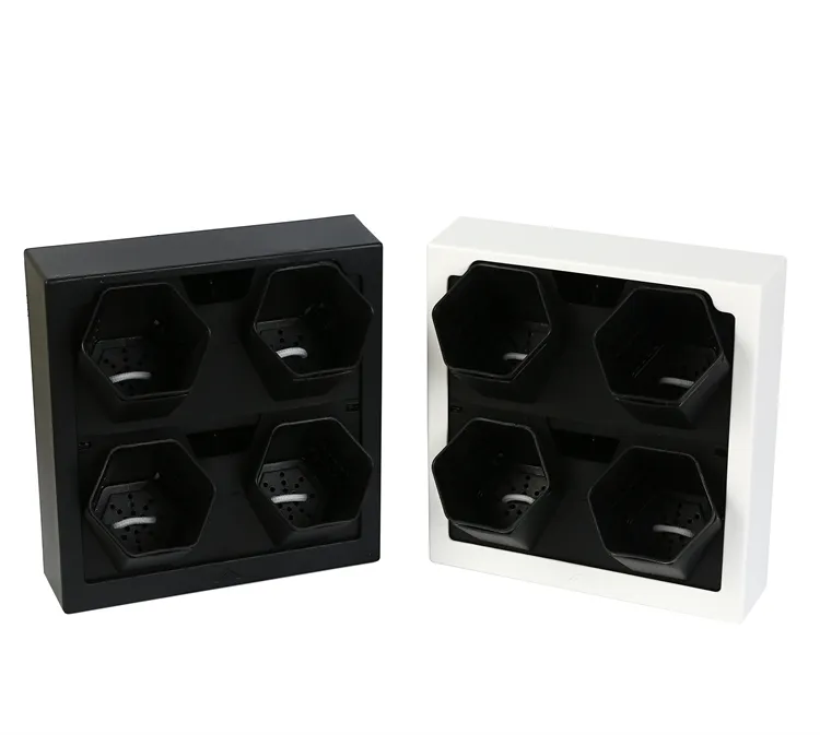 New Design Self-Watering Planter for The Home Artist of Green Wall 4 Pots Wall Planter