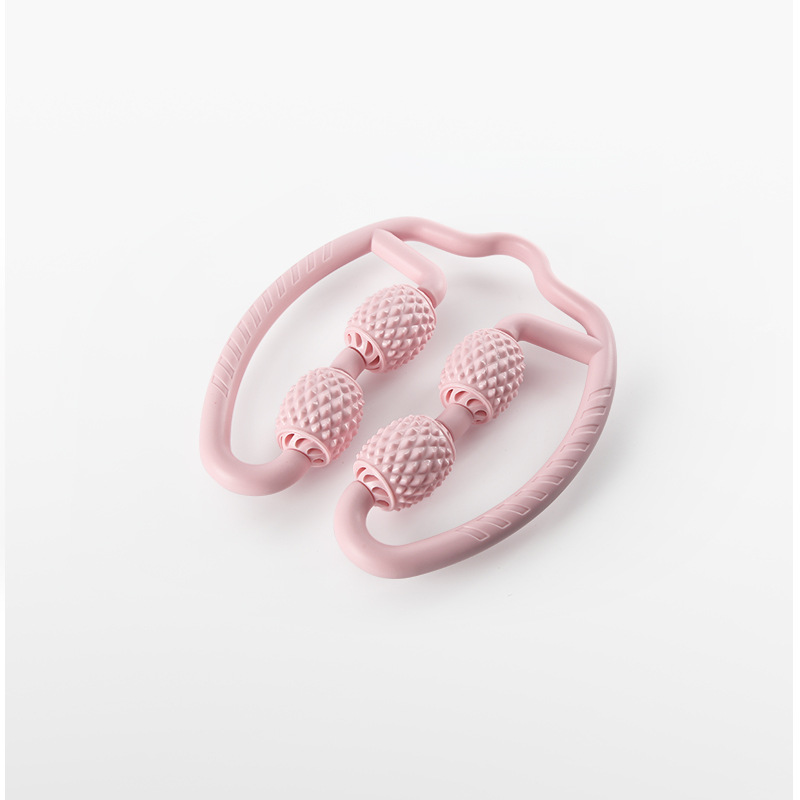 Ring Leg Clamp Massager Relaxing Leg Shaping Roller Roller Stick Yoga Four-Wheel Massager Ring Clamp Calf Equipment