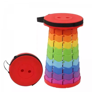 Portable folding stool