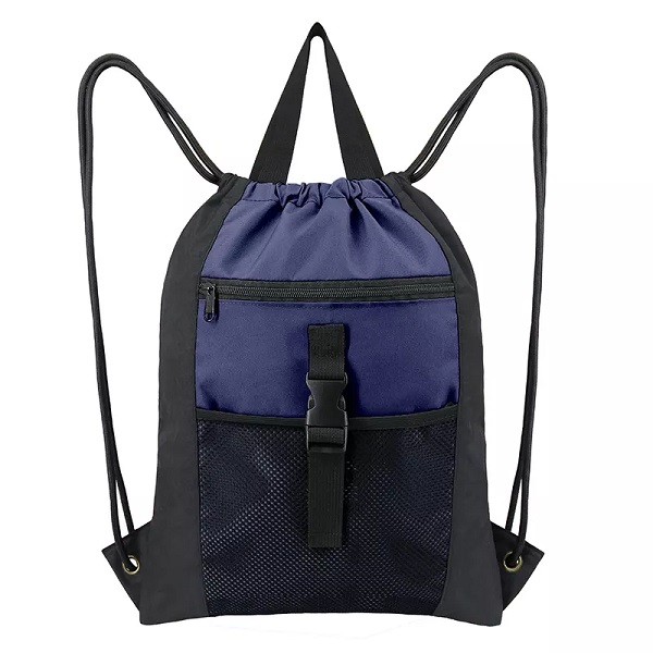 Wholesale Drawstring Polyester Bags Sports Gym Backpack Tote Bag Featured Image