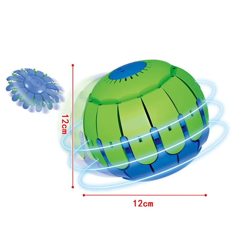 Outdoor Football Magic UFO Deformation Fly Ball Funny Training Disc Saucer Ufo Magic Flying Boomerang Flying Disc Ball With Led