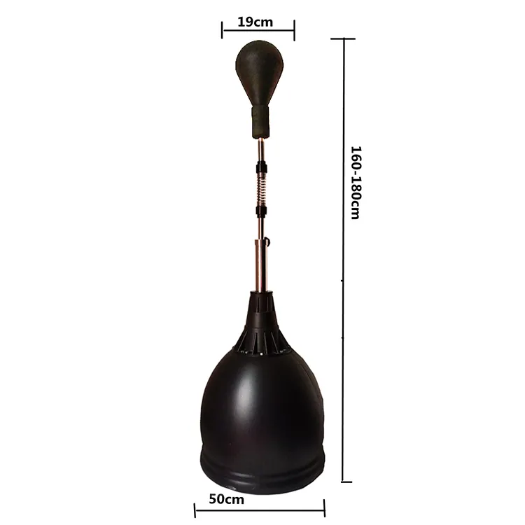 Height adjustable boxer reflex bag boxing ball