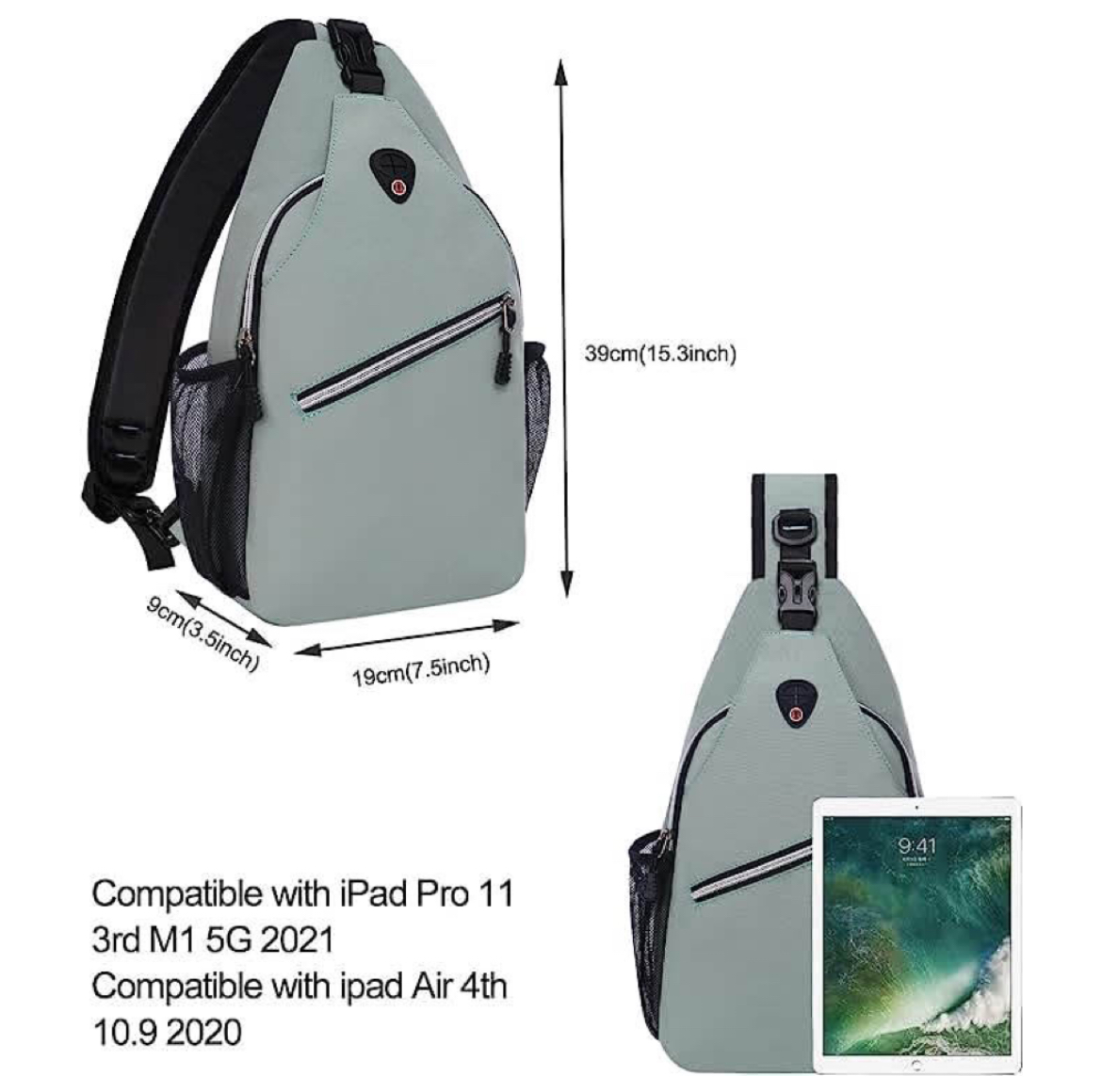 Sling Backpack,Multi-functional Crossbody Bag,Traveling and Hiking Backpacks