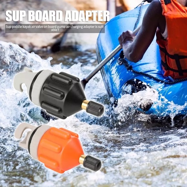 Durable Rowing Adaptor Wear Nylon Kayak Inflatable Pump Adapter for Board Kayak Boat Accessories