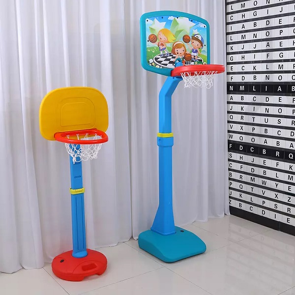 Children plastic removable mini adjustable basketball hoop toddler indoor kids portable baby plastic basketball stands for sale