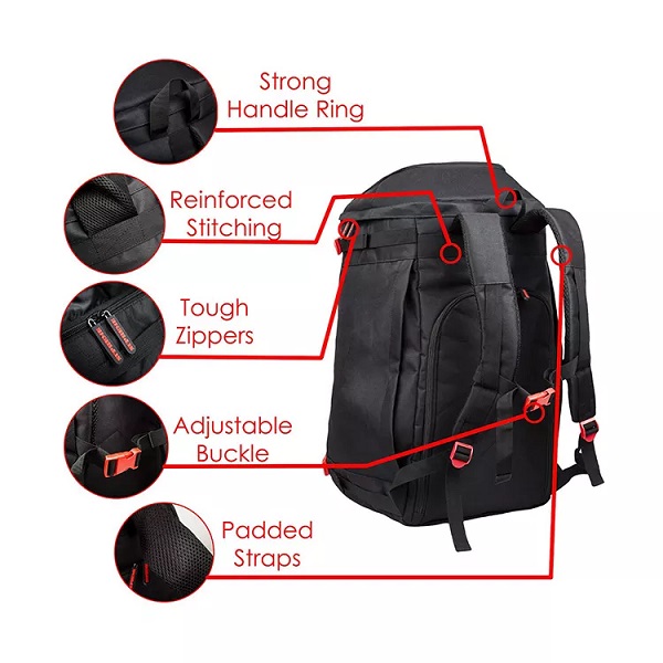 Multifunction Ski Boot Bag Backpack For Helmet Snowboard Ski Glasses