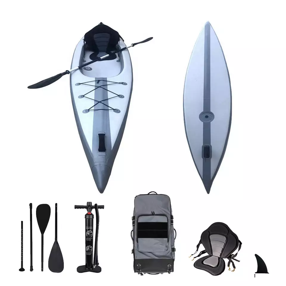 Foldable kayak boat inflatable kayak for one person Featured Image