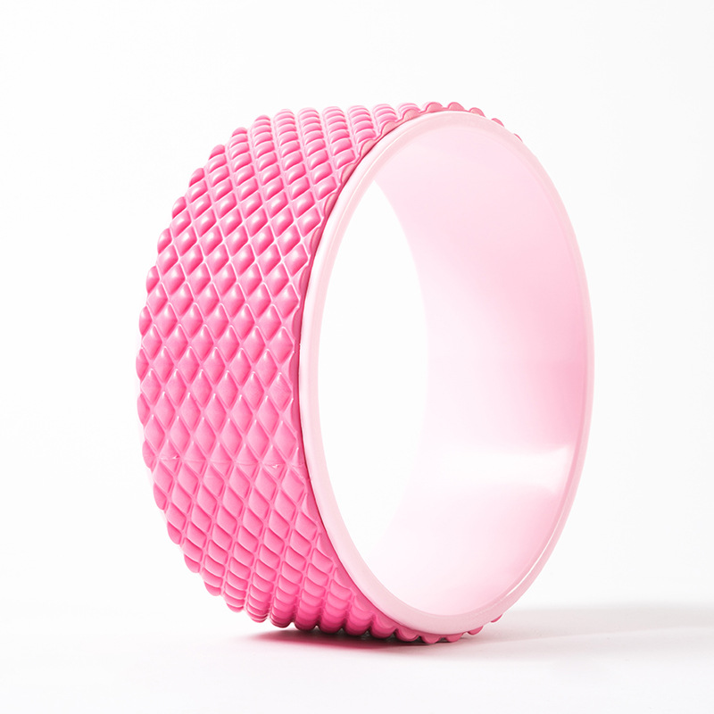 Yoga wheel backbend assists open back beauty back Pilates lap