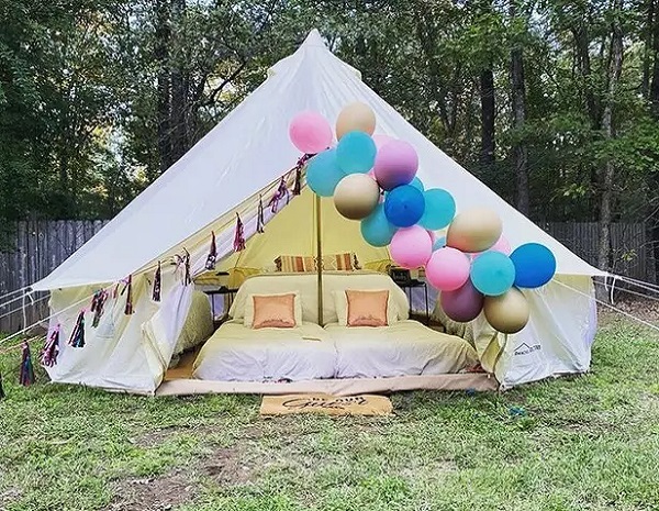 DANCHEL OUTDOOR High quality 4m Oxford Heavy Duty bell tent beach tent camping tent