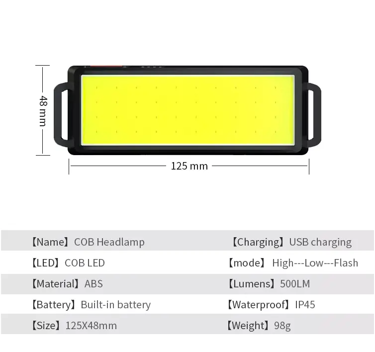 Super bright outdoor camping headlights LED headlights