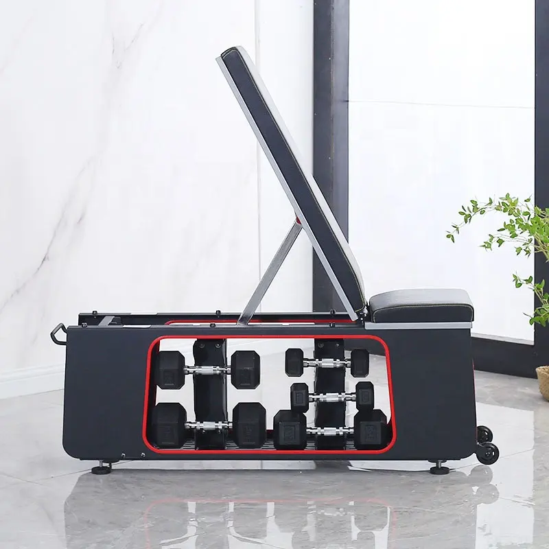 Multifunctional dumbbell storage table, integrated practice table