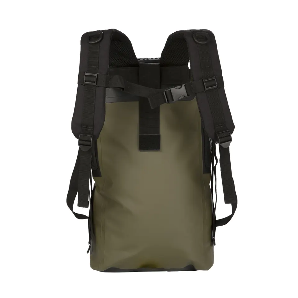 Promotional durable easy cleaning 20 liter fully waterproof hiking bag