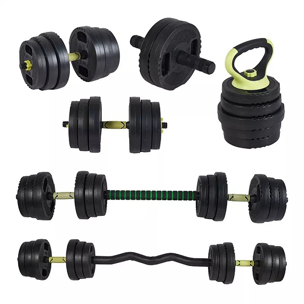 TELLUS cement plastic adjustable dumbbell kettlebell barbell set weight adjustable dumbbells home gym adjustable dumbbell set Featured Image