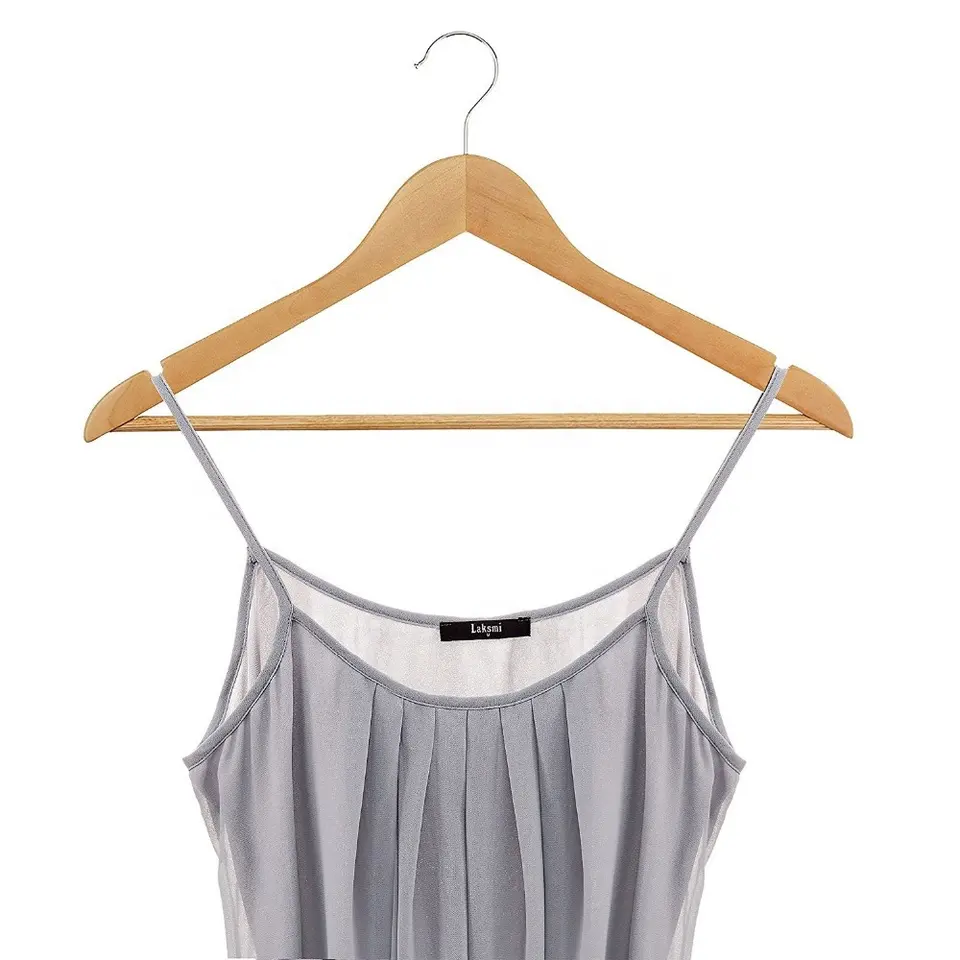 Wood Suit Hangers for Clothes Premium Quality Wooden Coat Hangers with logo Strong and Durable Suit Hangers Natural