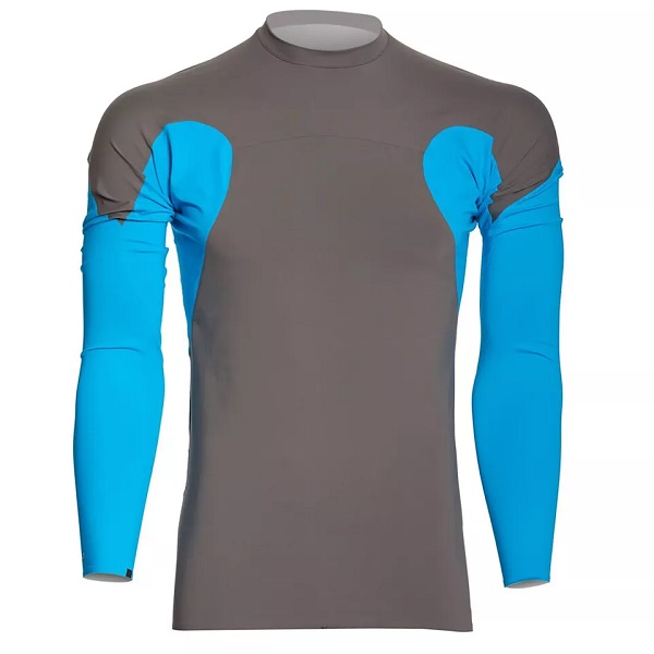 High quality Compression sportswear Short swim full sleeve rash guard sun protection shirts for men
