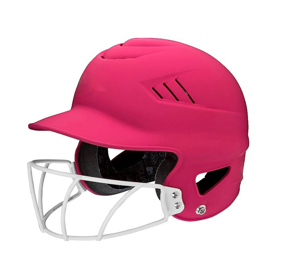 High Gloss Batting Helmet with Face Mask | Baseball/Softball