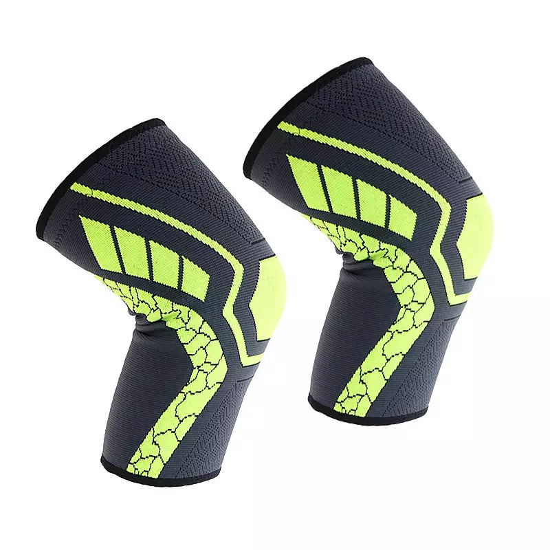 Pressurized elastic knee pads to support fitness equipment Featured Image