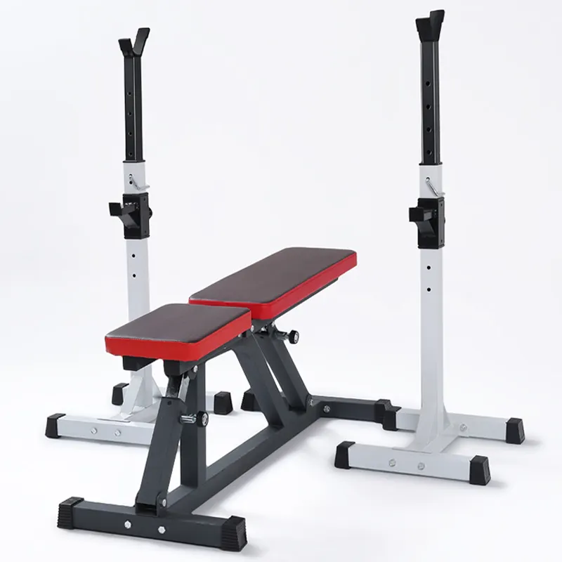 Adjustable dumbbell barbell squat bracket