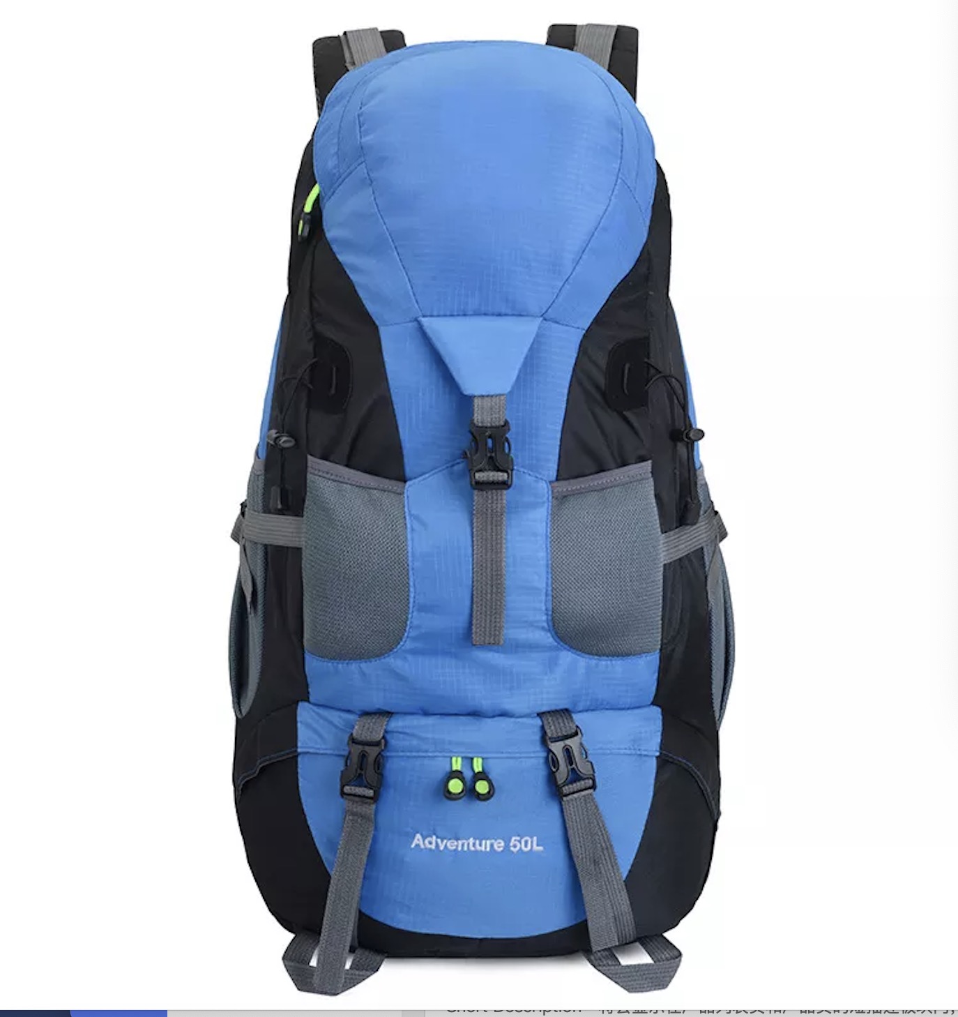 OEM Design Custom Hike Backpack Sport Waterproof Outdoor Hiking Backpacks Camping Backpack