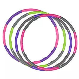 8 Detachable Hula Ring Slimming Fitness Equipment for Weight Loss Home Gym Exercise Hula Ring Hoop