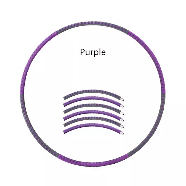 Dropshipping Adult Fitness Equipment Stainless Steel Detachable Hoola Hoops Weighted Hula Ring Featured Image