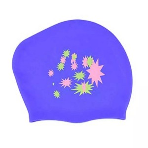 diving Adults Long Hair High Elastic Women Waterproof Turban Silicone Swimming cap Ear Protect Diving Hat Swim Pool Hat