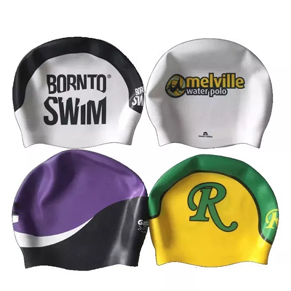 Child Cartoon Sports Elastic Personalized Swim Caps Kids Swimming Hat Swimming cap Featured Image