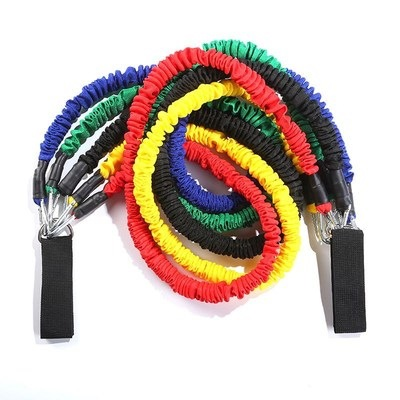 11-piece set of tension rope puller bungee rope muscle training belt