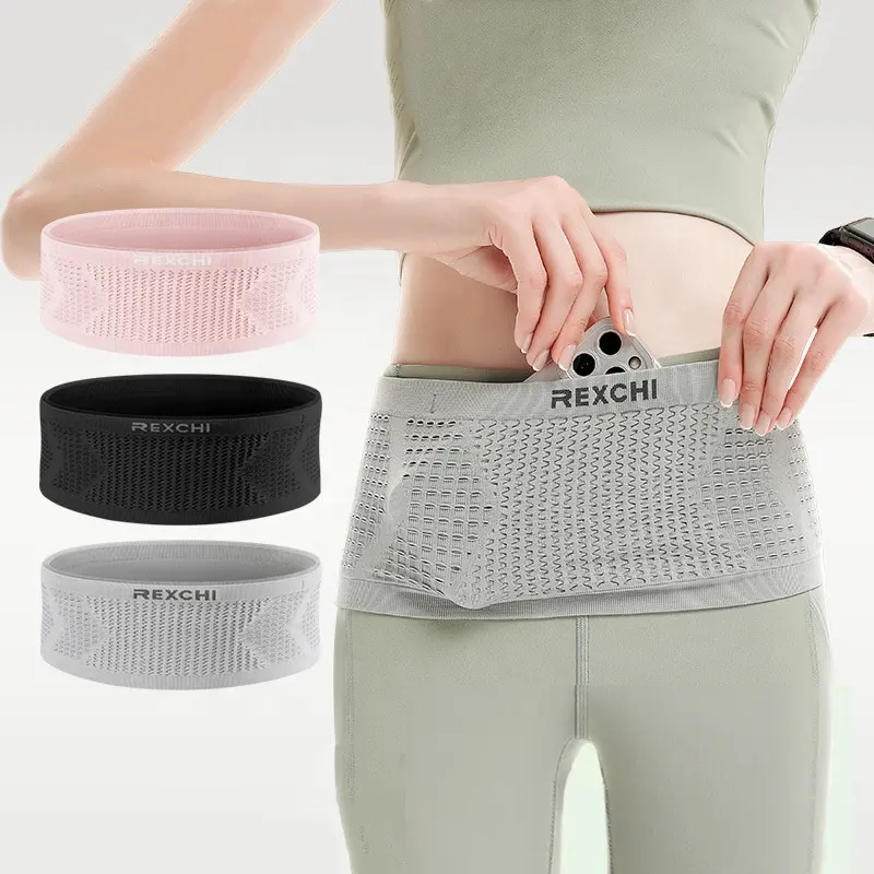 Outdoor Sports Running Jogging Waist Bag Breathable Phone Waist Belt Pack Fitness Elastic Fanny Pack Featured Image