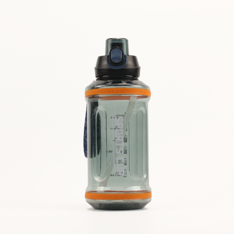 Large capacity portable bomb cap, direct drinking ton ton pot, men’s and women’s outdoor convenient plastic water bottle, ton cup, water cup, space cup