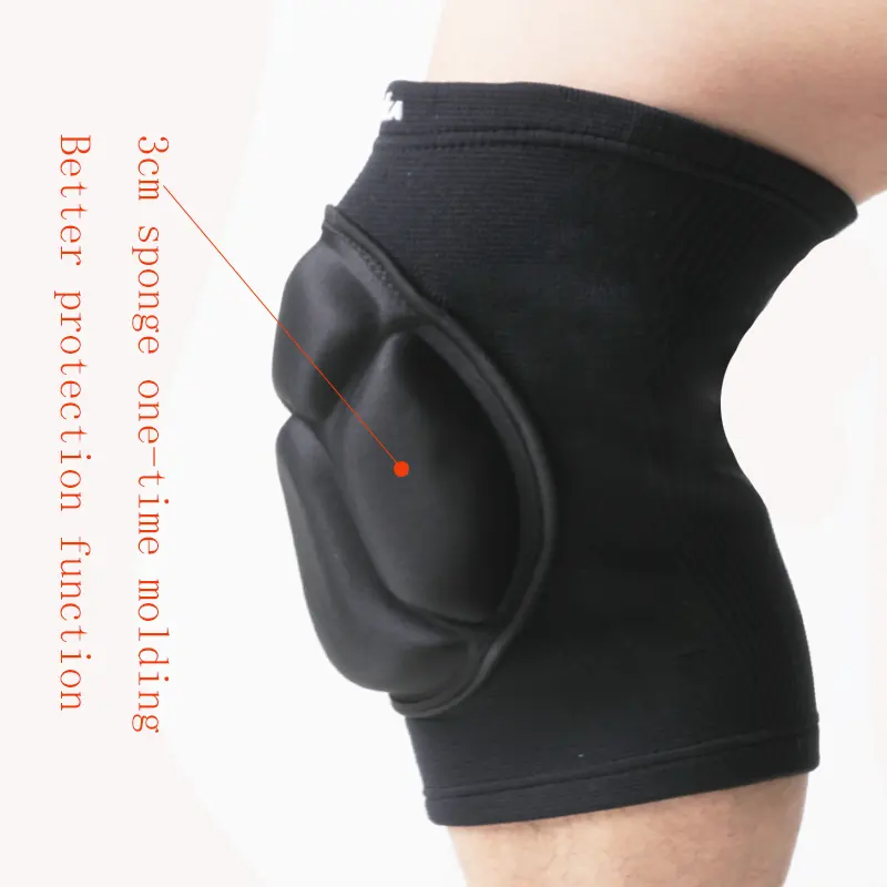 Customized Elastic Knee Pad Adjustable Knee Support Protective Safety Knee Sleeve For Basketball