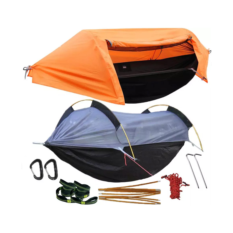 Hammock camping fishing swing hook net rainfly tent tarpaulin durable Featured Image