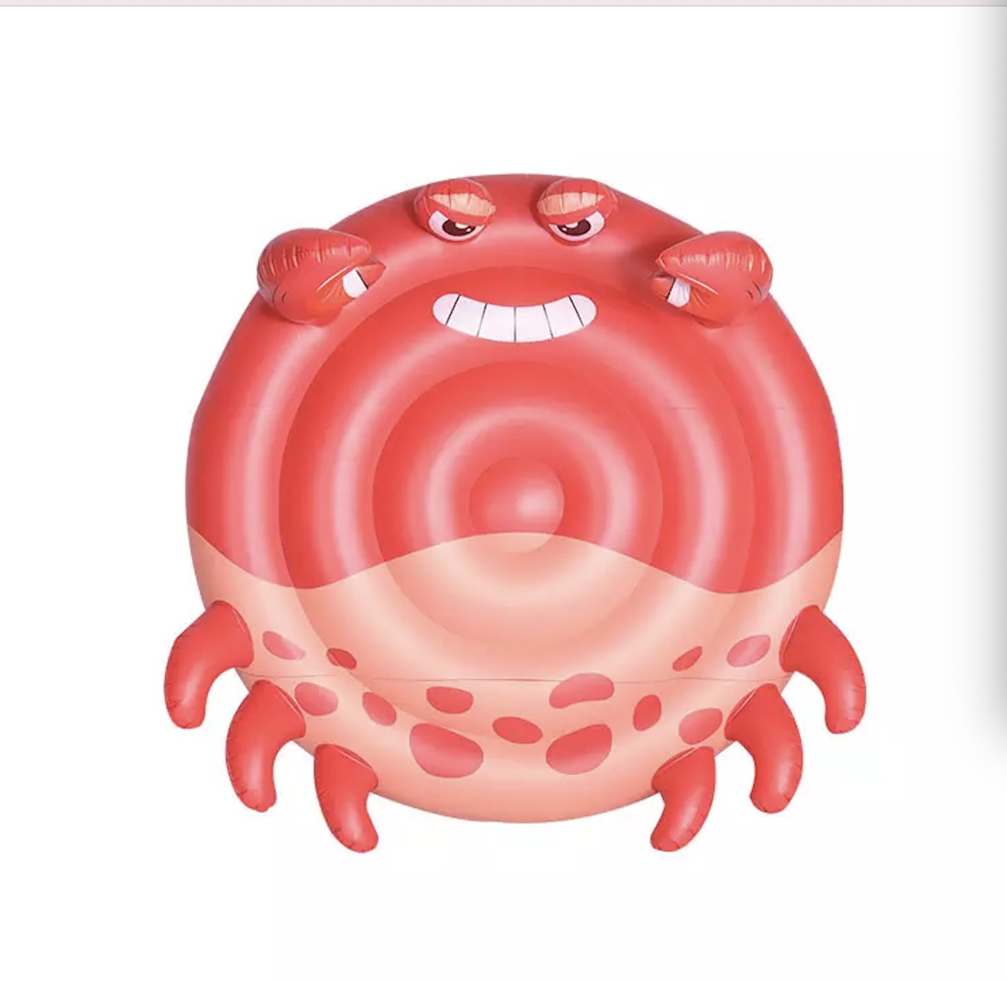 Custom pool floats inflatable crab air bed pool floatie water float inflatable animal toys