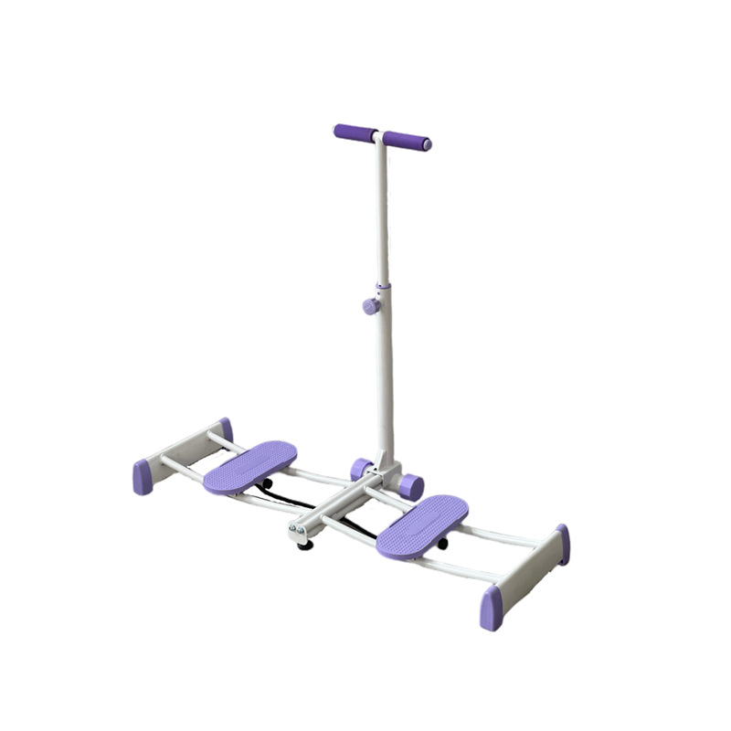 Home fitness equipment with armrests and leg clamps