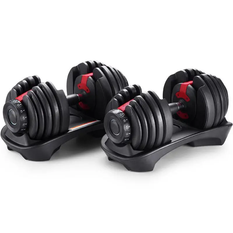 Dumbbell rubber 552 under adjustable dumbbells with bracket