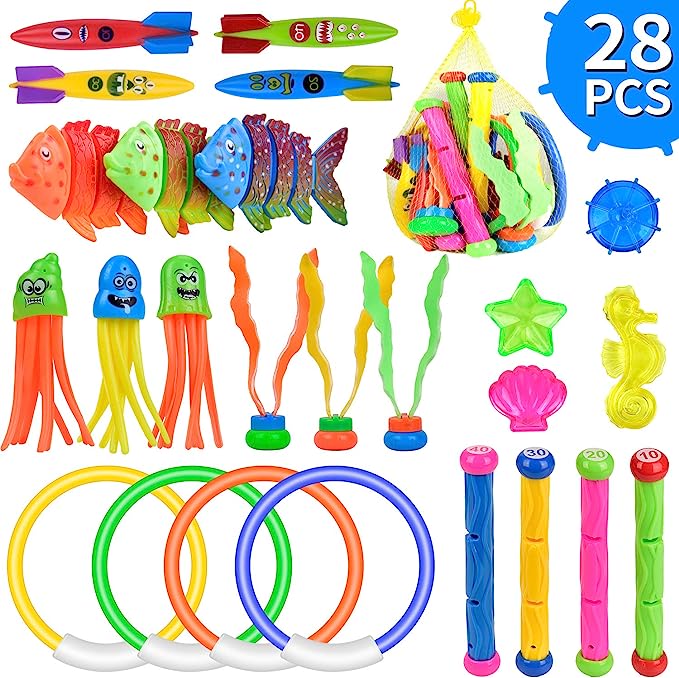 Diving Toys 40 Pieces Children’s Underwater Pool Toys