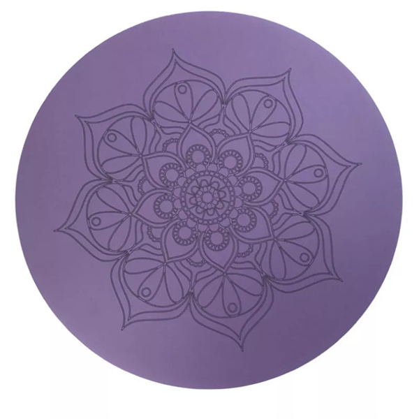 65x65cm Cork Wholesale custom design meditation rubber mats eco fitness round yoga mat Featured Image