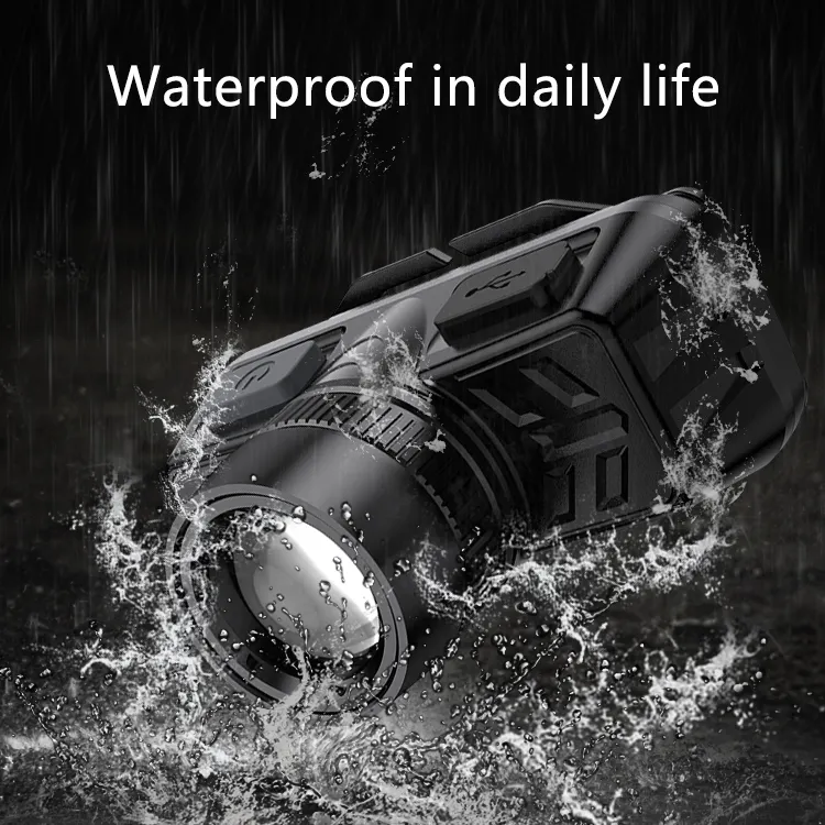 cheap head lamp portable and light headlamp zoomable led headlamps rechargeable headlight waterproof usb headlamps