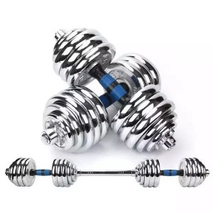 In Stock High Quality 20kg 44LB Fitness Equipment Gym Weights Set Adjustable Dumbbell For Body Building