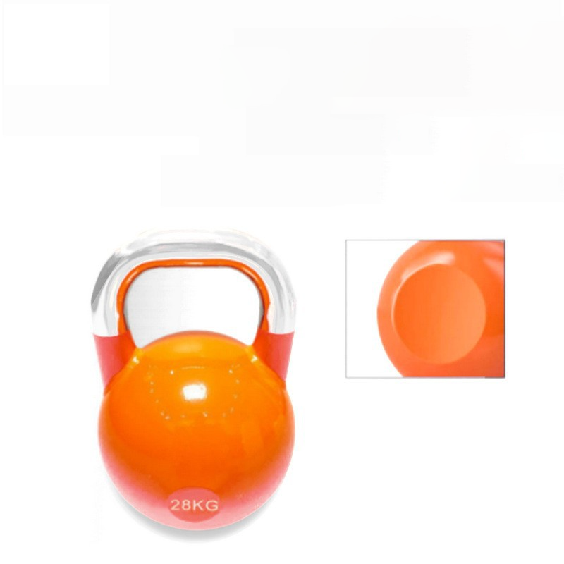 Kettlebell home for women’s jug squat strength training