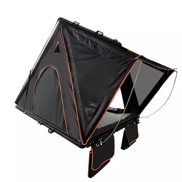 FOYA 2021 new arrivals roof tent top hard shell aluminium triangle roof top tent hard shell roof top tent for camping Featured Image