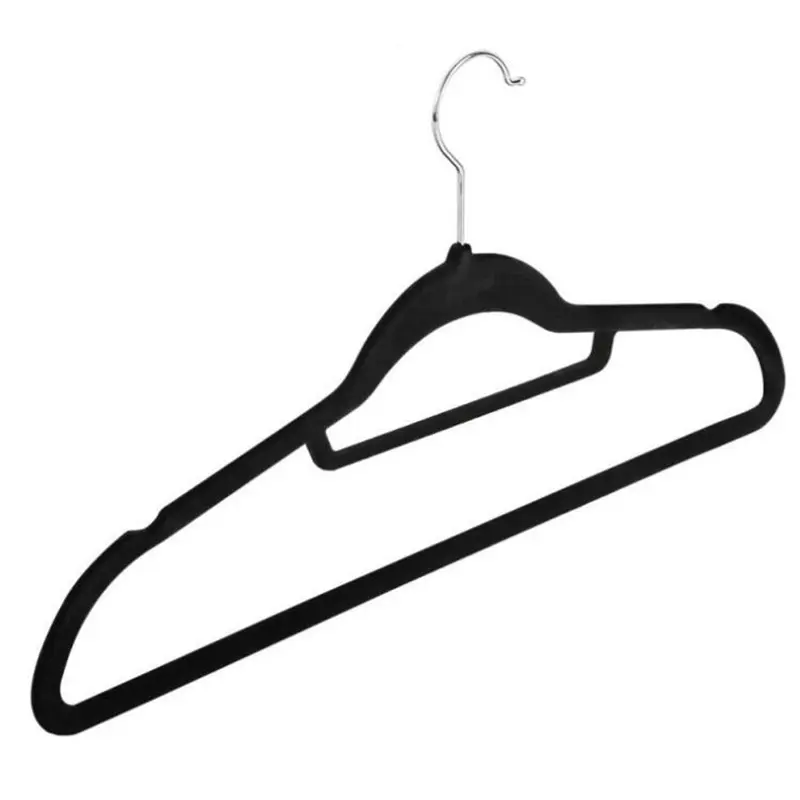 Home supermarket 360 hanger clothes plastic hanger stainless steel closet wardrobe durable velvet clothing hanger Featured Image