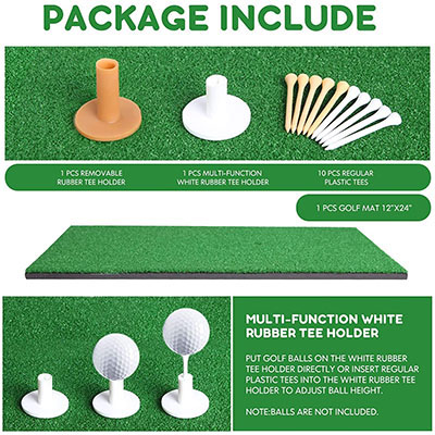 High Quality Golf Chipping Hitting Practice Putting Driving Chipping Golf Mat
