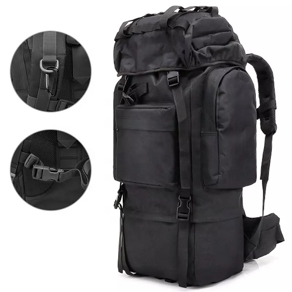 LUPU hot sell bagpack 65L mountain backpack bags outdoor adventure travelling waterproof tactical hiking backpack