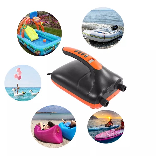 Portable 12V Digital Air Pump LED Display 20 PSI Electric Sup Kayak air Pump